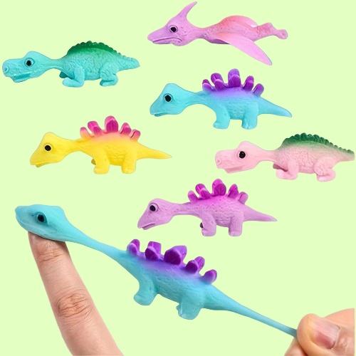 Gyerekek által használt repülő ragadós dínó játék