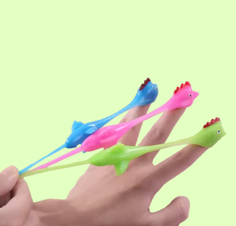 mini repülő gumicsirke stresszoldó vicces játék