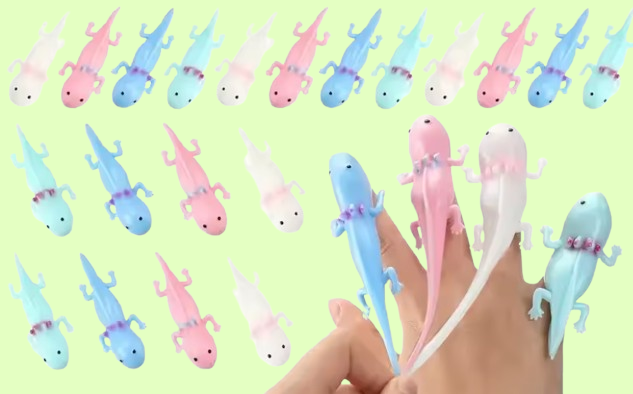 Mini ujjkatapult stresszlevezető játék