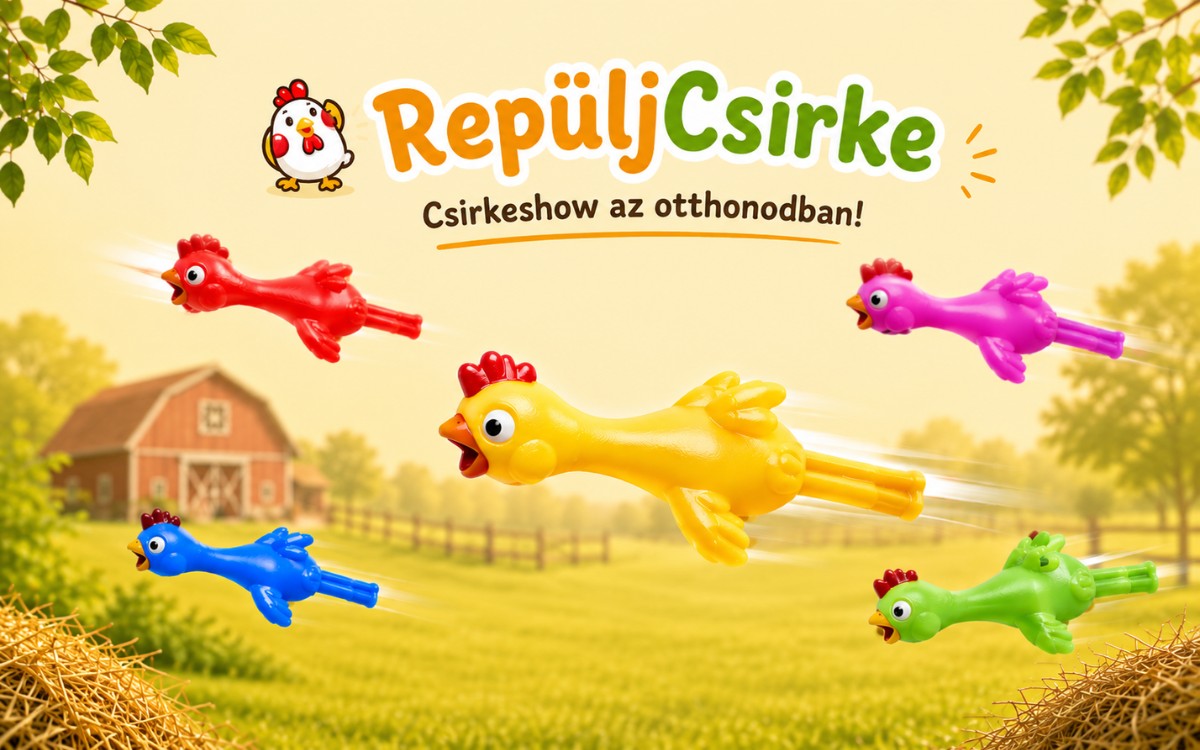 Színes RepüljCsirke repülő csirke játék gyerekeknek